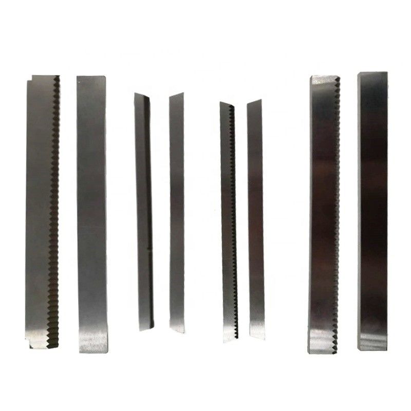 Flow Wrapping Anvils Zig Zag Cut Off  Blade , Industrial Cutting Blades For Packing Machine